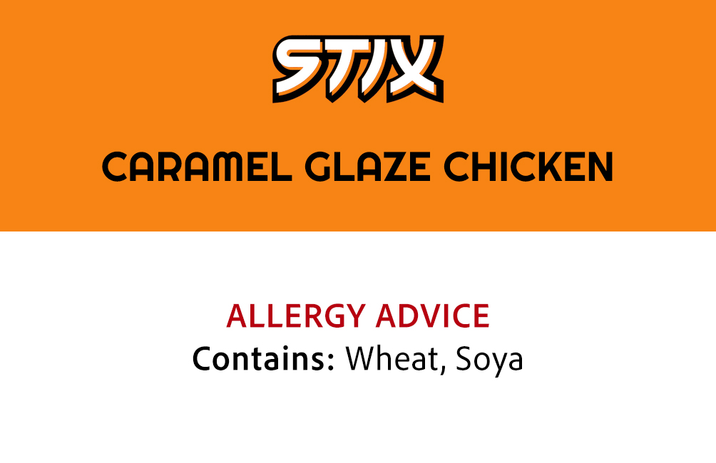 Caramel Glaze Chicken Allergens